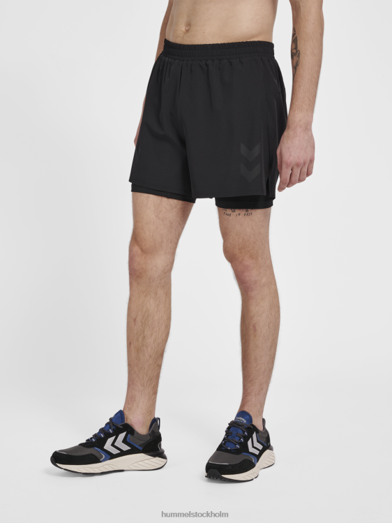 se Hummel män hlmt force 2 i 1 shorts LL40V597 "shorts"