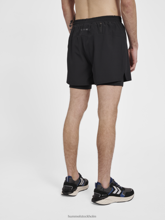 se Hummel män hlmt force 2 i 1 shorts LL40V597 \"shorts\"