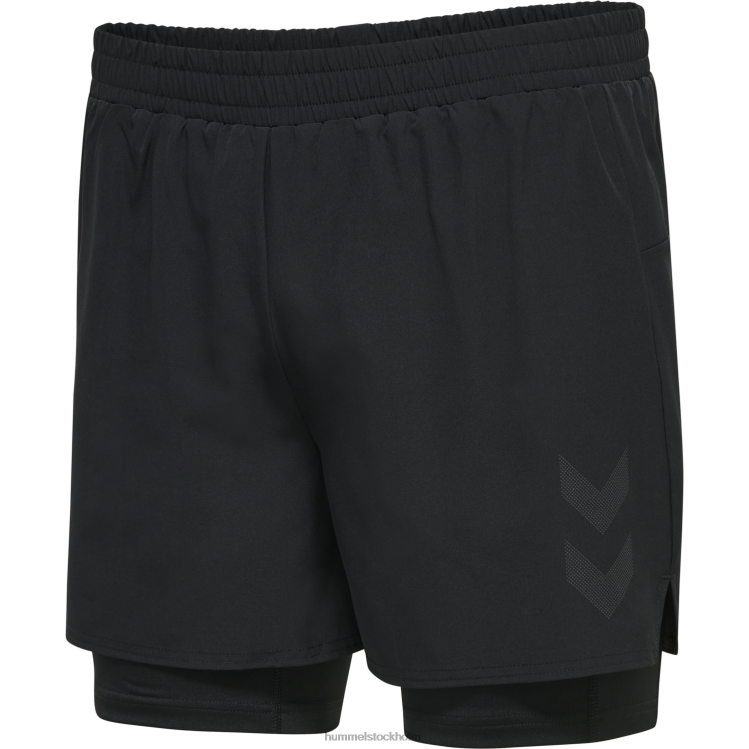 se Hummel män hlmt force 2 i 1 shorts LL40V597 \"shorts\"