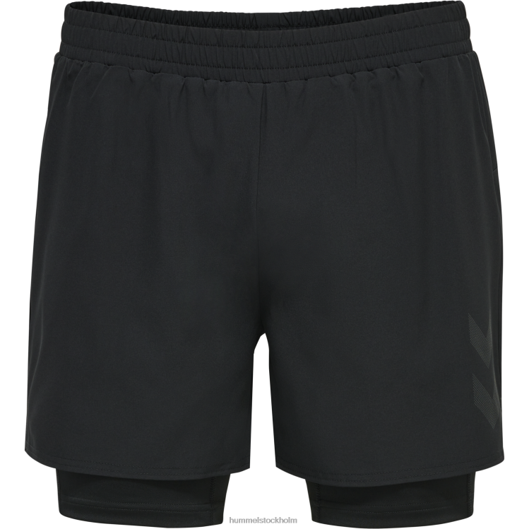 se Hummel män hlmt force 2 i 1 shorts LL40V597 \"shorts\"