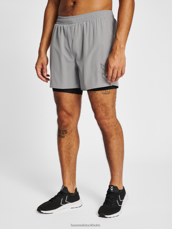 se Hummel män hlmt snabba 2 i 1 shorts LL40V176 "2-i-1 shorts"
