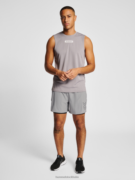 se Hummel män hlmt snabba 2 i 1 shorts LL40V176 \"2-i-1 shorts\"