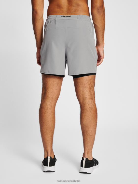 se Hummel män hlmt snabba 2 i 1 shorts LL40V176 \"2-i-1 shorts\"