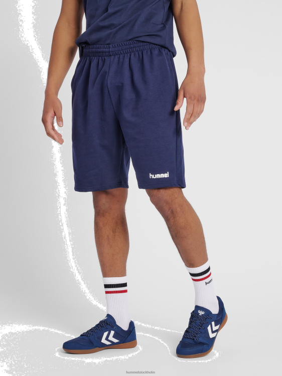 se Hummel män hmlgo bermudashorts i bomull LL40V1401 "Kläder"