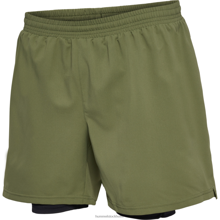se Hummel män nwldallas shorts 2in1 LL40V151 \"2-i-1 löparshorts\"