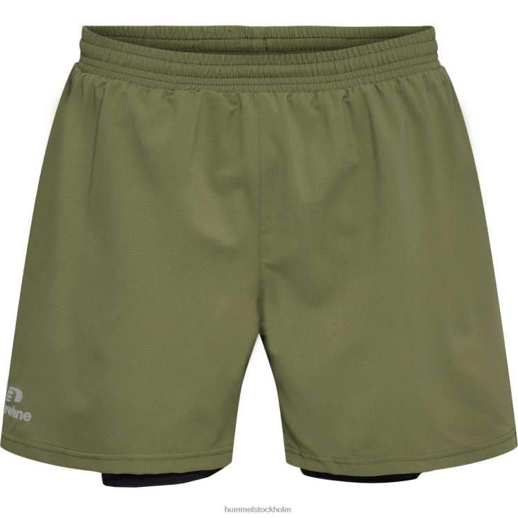 se Hummel män nwldallas shorts 2in1 LL40V151 \"2-i-1 löparshorts\"