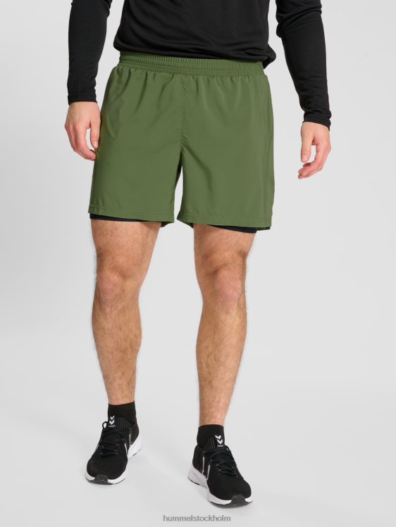 se Hummel män nwldetroit 2in1 shorts LL40V105 "2-i-1 löparshorts"