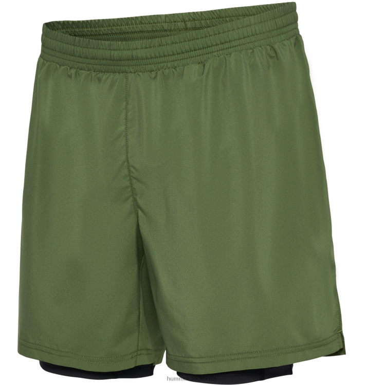 se Hummel män nwldetroit 2in1 shorts LL40V105 \"2-i-1 löparshorts\"