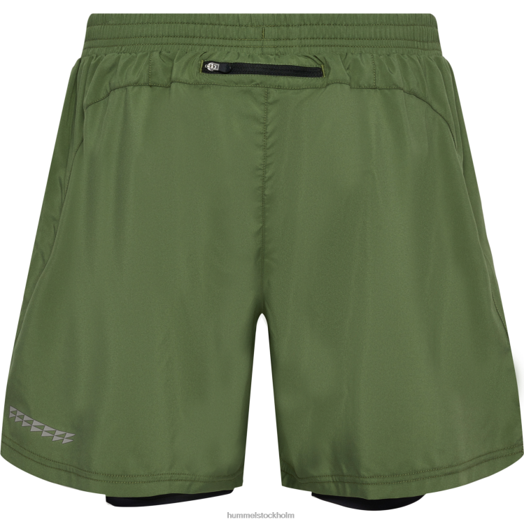 se Hummel män nwldetroit 2in1 shorts LL40V105 \"2-i-1 löparshorts\"