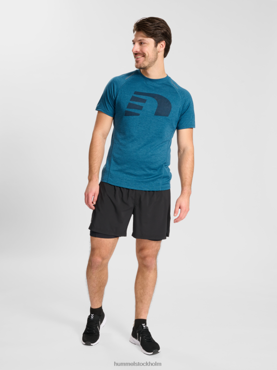 se Hummel män nwldetroit 2in1 shorts LL40V134 \"2-i-1 löparshorts\"