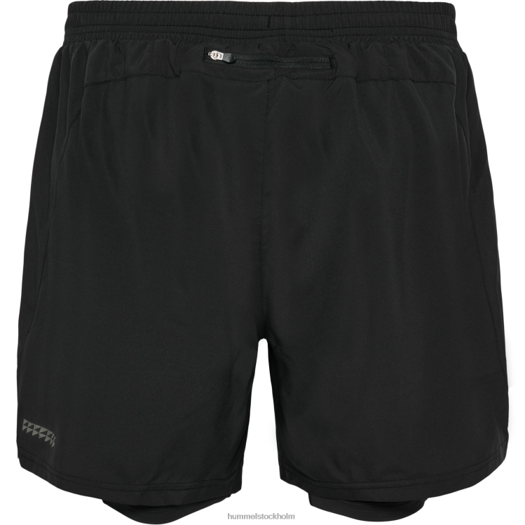 se Hummel män nwldetroit 2in1 shorts LL40V134 \"2-i-1 löparshorts\"
