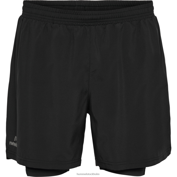 se Hummel män nwldetroit 2in1 shorts LL40V134 \"2-i-1 löparshorts\"