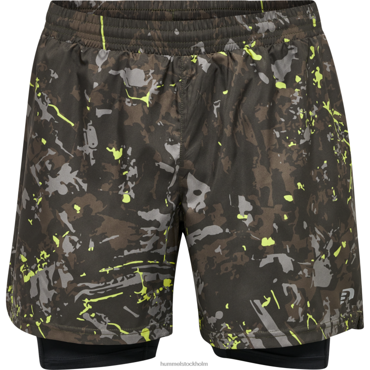 se Hummel män nwlkansas 2-i-1 shorts LL40V273 \"2-i-1 shorts\"