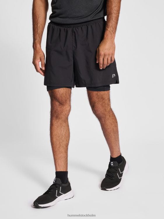 se Hummel män nwlkansas 2-i-1 shorts LL40V277 "2-i-1 shorts"