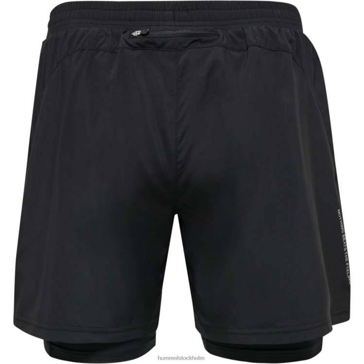 se Hummel män nwlkansas 2-i-1 shorts LL40V277 \"2-i-1 shorts\"