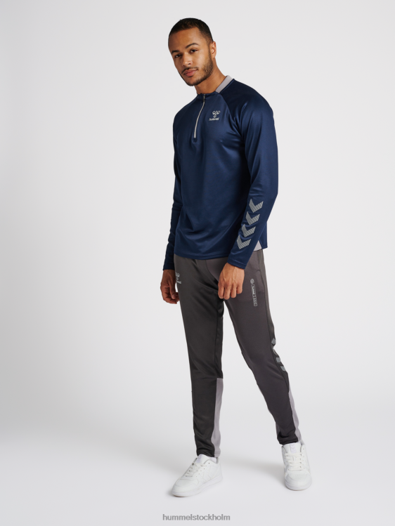 se Hummel män hmlgg12 action half zip sweat LL40V1262 \"topp med halv dragkedja\"