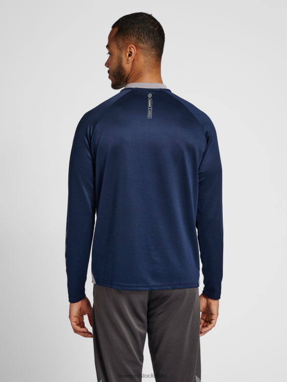 se Hummel män hmlgg12 action half zip sweat LL40V1262 \"topp med halv dragkedja\"