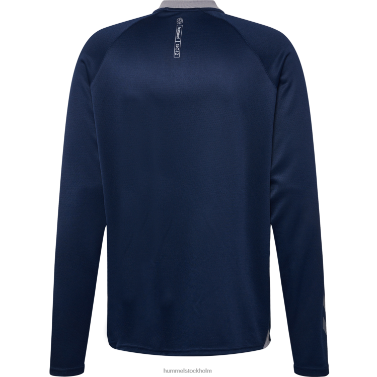 se Hummel män hmlgg12 action half zip sweat LL40V1262 \"topp med halv dragkedja\"
