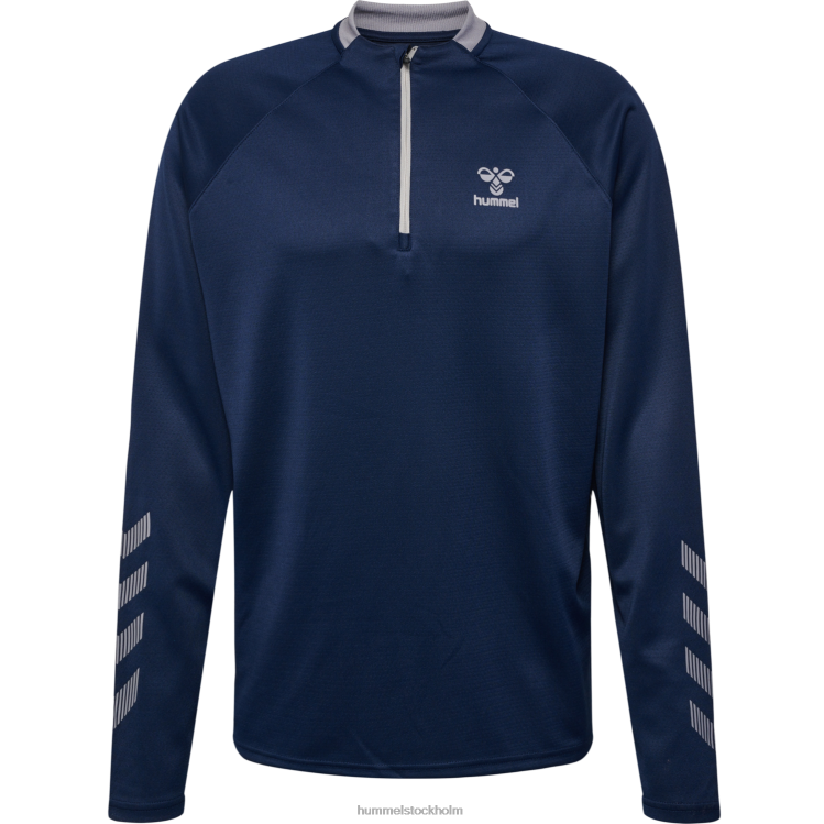 se Hummel män hmlgg12 action half zip sweat LL40V1262 \"topp med halv dragkedja\"