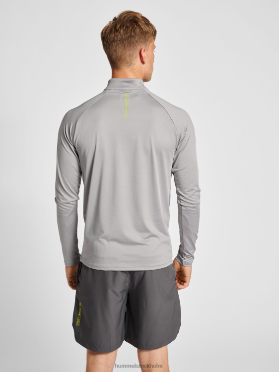 se Hummel män hmlgg12 träning 1/2 zip svett LL40V1094 \"topp med halv dragkedja\"