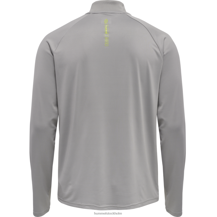 se Hummel män hmlgg12 träning 1/2 zip svett LL40V1094 \"topp med halv dragkedja\"