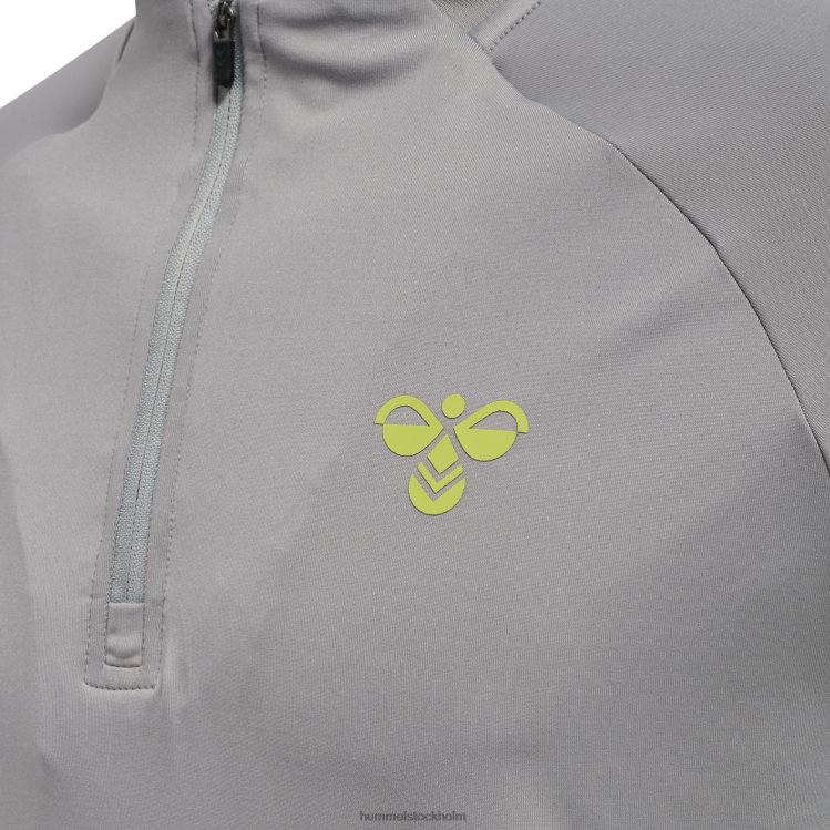 se Hummel män hmlgg12 träning 1/2 zip svett LL40V1094 \"topp med halv dragkedja\"
