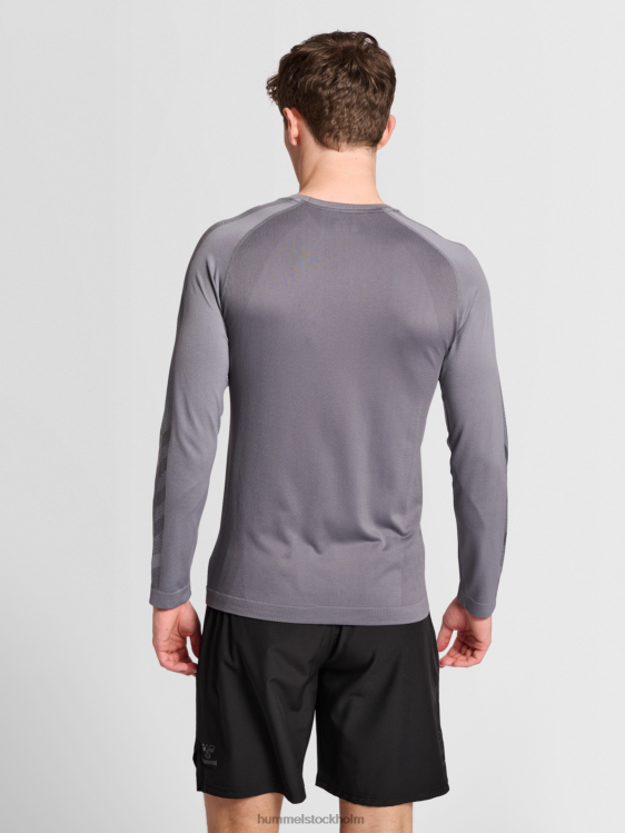 se Hummel män hmlpro rutnät sömlös l/s LL40V511 \"sömlös långärmad topp\"