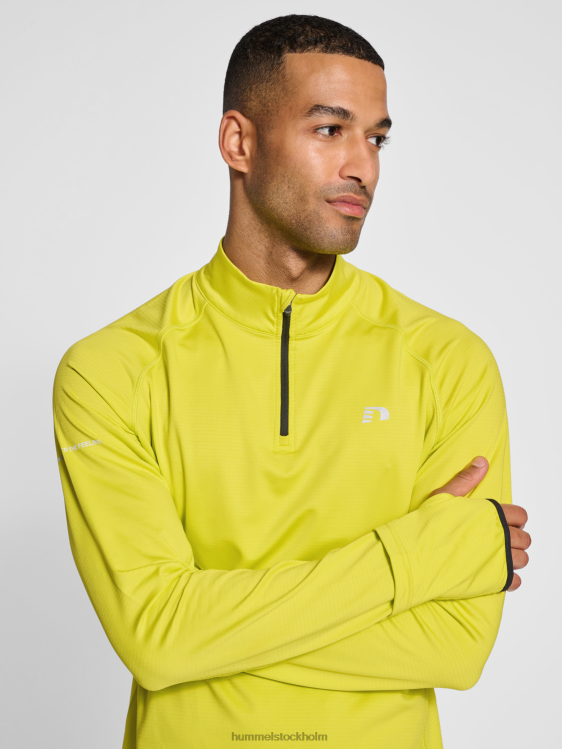 se Hummel män nwllakewood 1/2 zip l/s LL40V321 \"topp\"