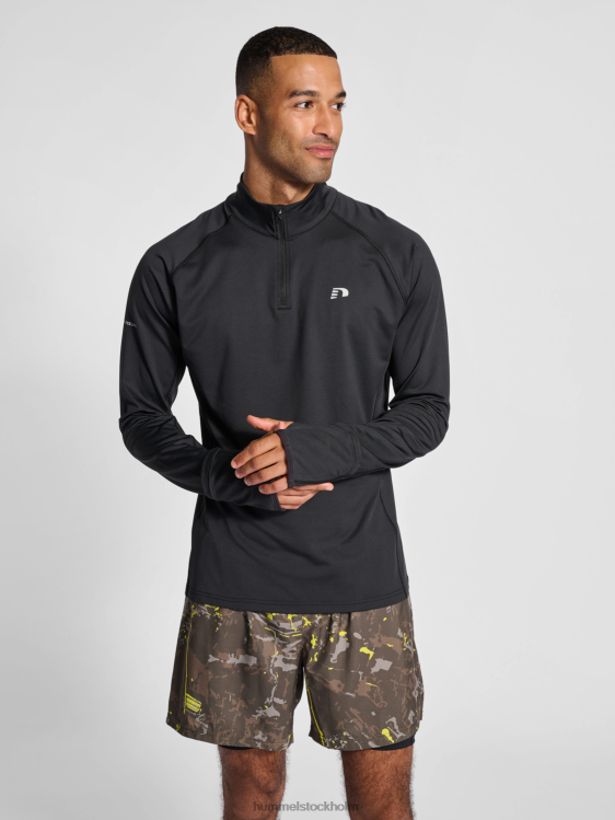 se Hummel män nwllakewood 1/2 zip l/s LL40V327 "topp"