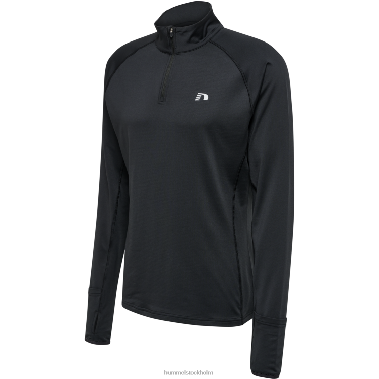 se Hummel män nwllakewood 1/2 zip l/s LL40V327 \"topp\"