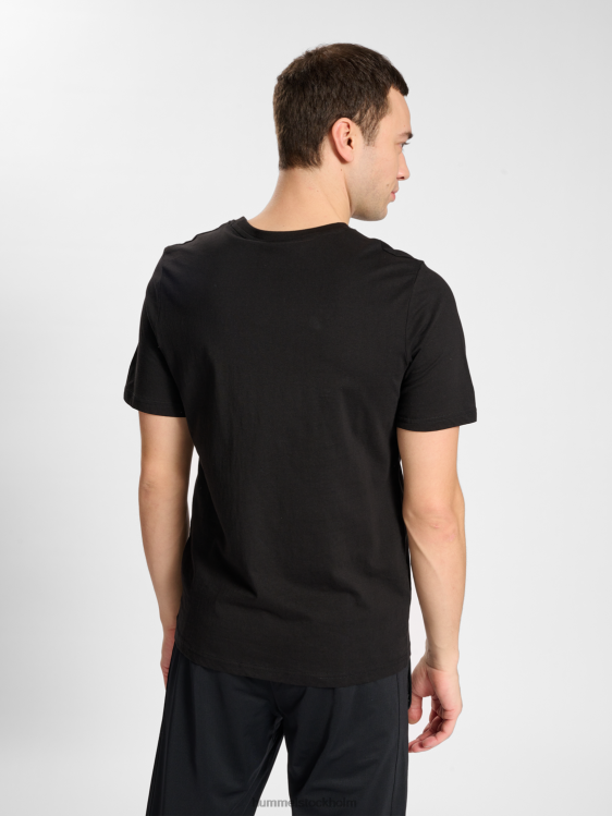 se Hummel män hmlbooster t-shirt LL40V830 \"kortärmad t-shirt\"