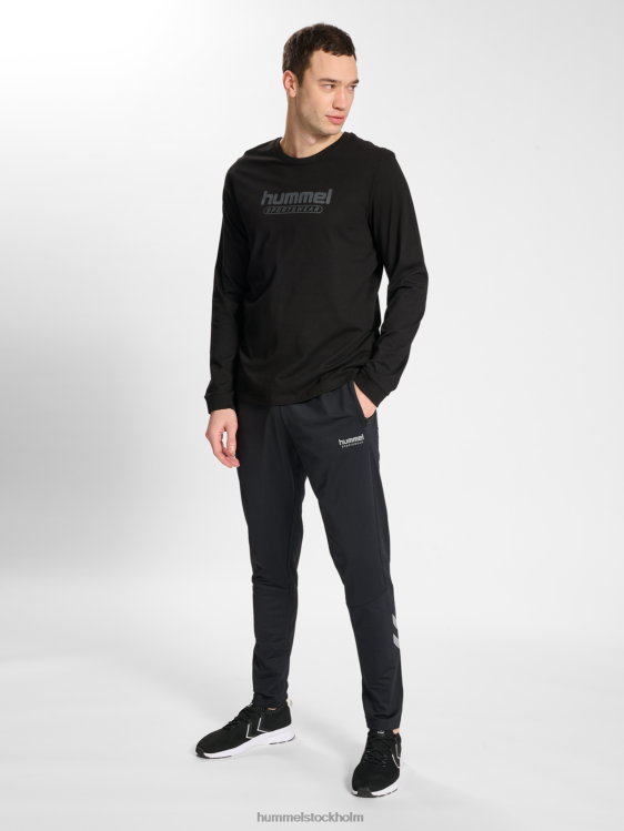 se Hummel män hmlbooster t-shirt ls LL40V140 \"långärmad t-shirt\"