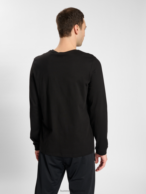 se Hummel män hmlbooster t-shirt ls LL40V140 \"långärmad t-shirt\"