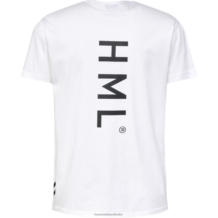 se Hummel män hmlcourt t-shirt i bomull s/s LL40V135 \"lätt sportig t-shirt\"
