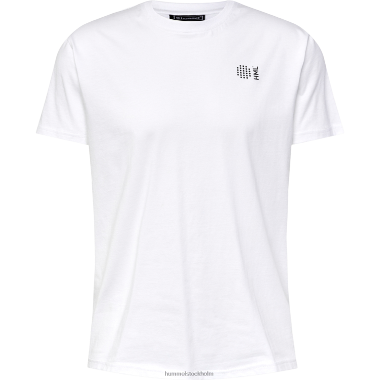 se Hummel män hmlcourt t-shirt i bomull s/s LL40V135 \"lätt sportig t-shirt\"