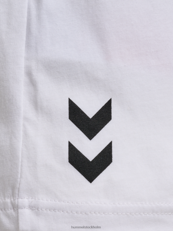 se Hummel män hmlcourt t-shirt i bomull s/s LL40V135 \"lätt sportig t-shirt\"