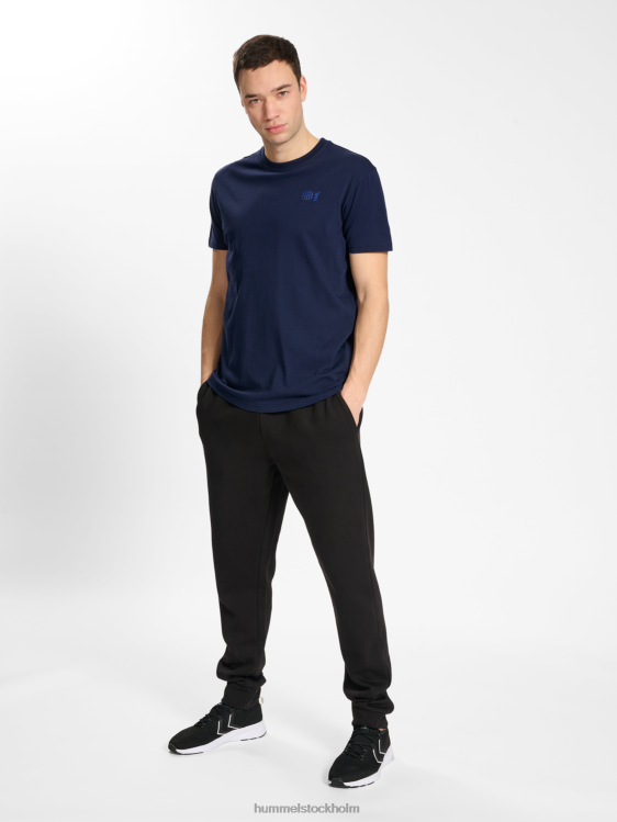 se Hummel män hmlcourt t-shirt i bomull s/s LL40V188 \"lätt sportig t-shirt\"