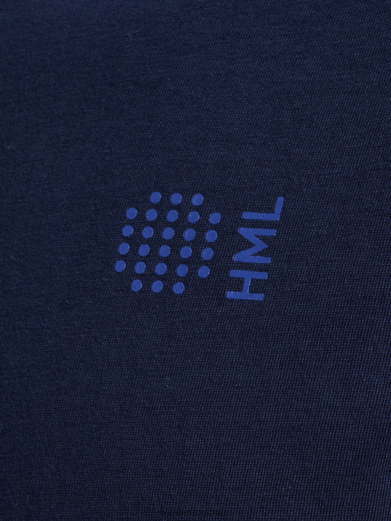 se Hummel män hmlcourt t-shirt i bomull s/s LL40V188 \"lätt sportig t-shirt\"