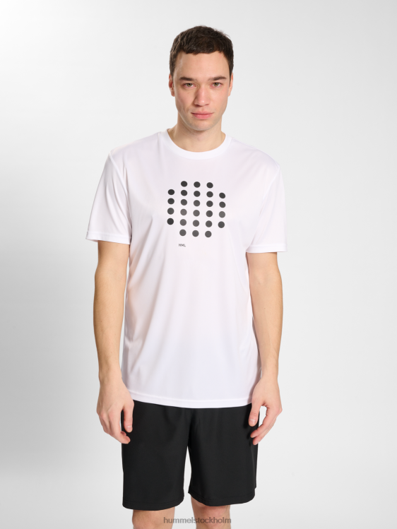 se Hummel män hmlcourt t-shirt s/s LL40V110 "sportig t-shirt"