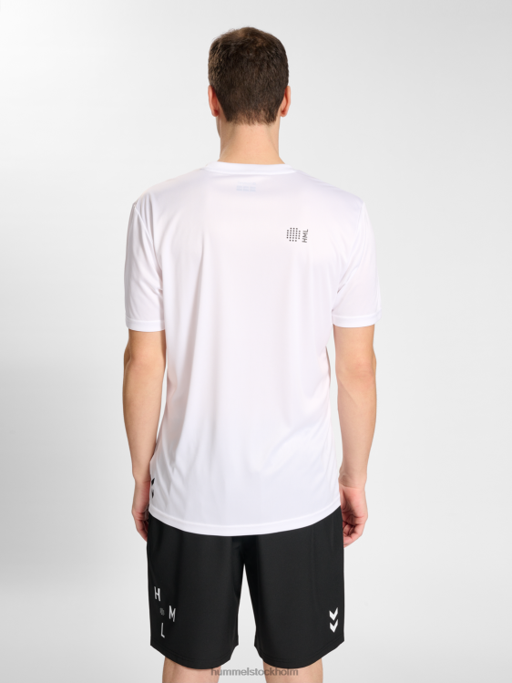 se Hummel män hmlcourt t-shirt s/s LL40V110 \"sportig t-shirt\"