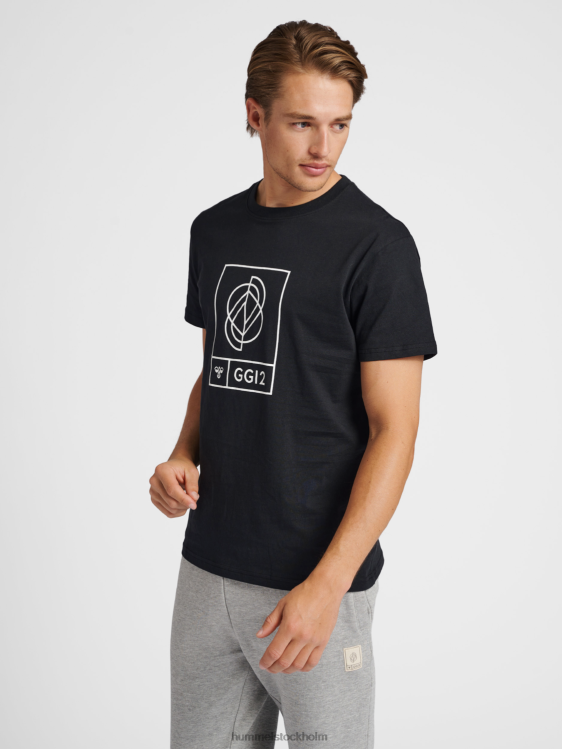 se Hummel män hmlgg12 t-shirt s/s LL40V1220 "grafisk t-shirt"
