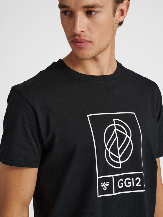 se Hummel män hmlgg12 t-shirt s/s LL40V1220 \"grafisk t-shirt\"