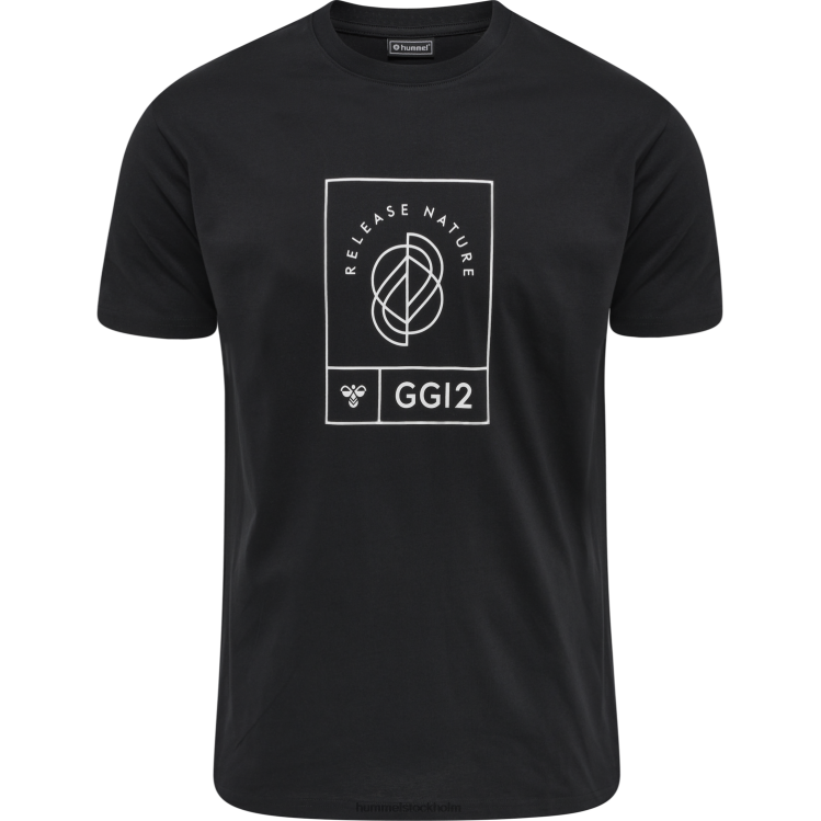 se Hummel män hmlgg12 t-shirt s/s LL40V1220 \"grafisk t-shirt\"