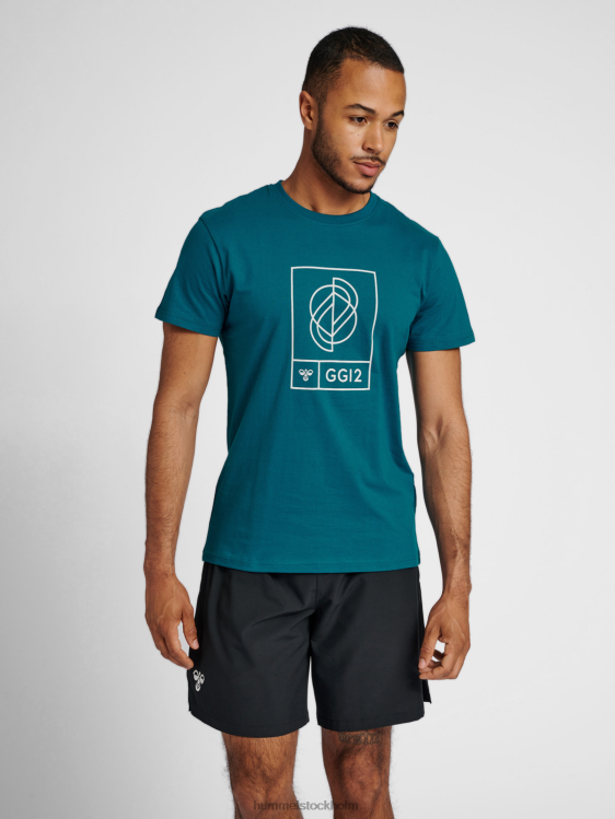 se Hummel män hmlgg12 t-shirt s/s LL40V738 "grafisk t-shirt"