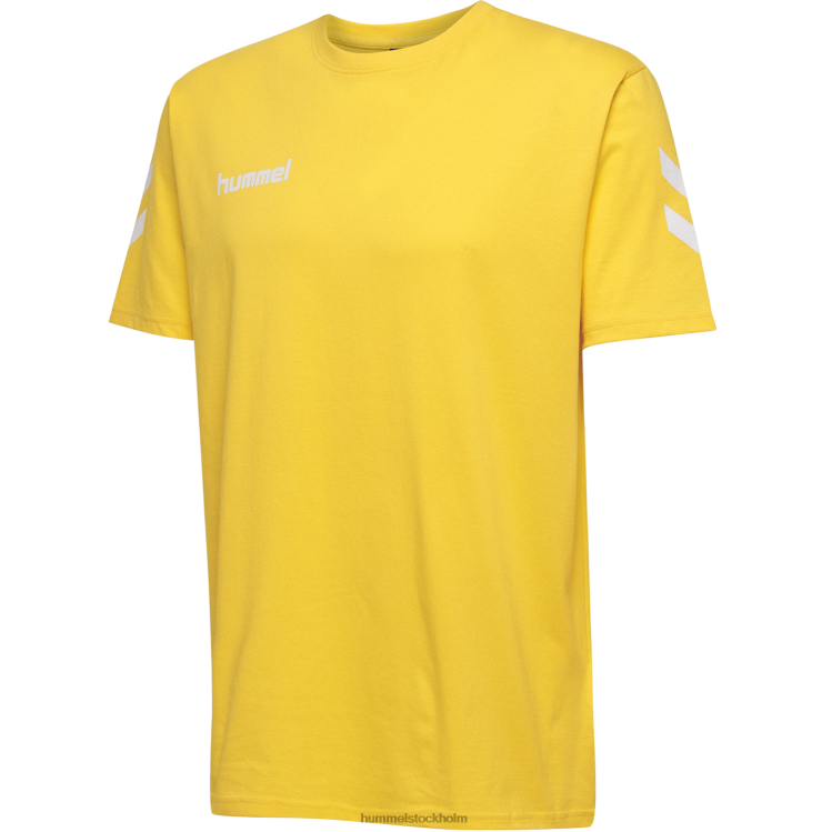 se Hummel män hmlgo bomull t-shirt s/s LL40V1415 \"bomulls t-shirt med chevrons\"