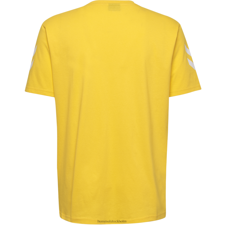 se Hummel män hmlgo bomull t-shirt s/s LL40V1415 \"bomulls t-shirt med chevrons\"