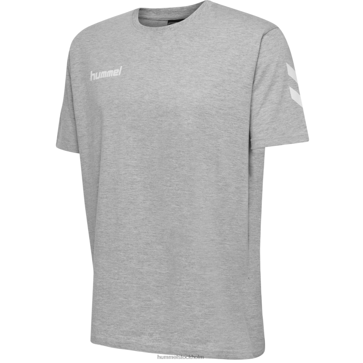 se Hummel män hmlgo bomull t-shirt s/s LL40V1593 \"bomulls t-shirt med chevrons\"