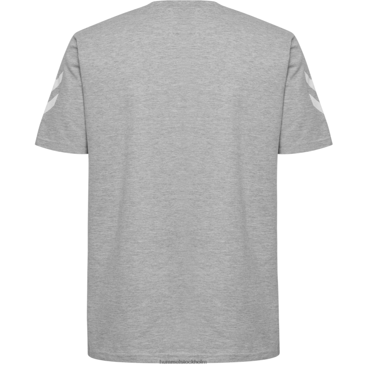se Hummel män hmlgo bomull t-shirt s/s LL40V1593 \"bomulls t-shirt med chevrons\"