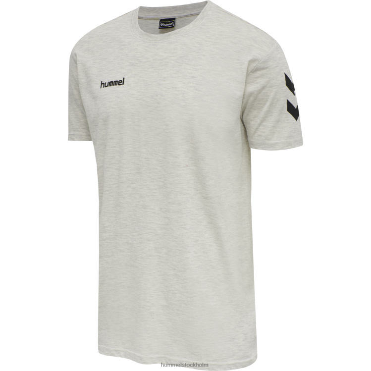 se Hummel män hmlgo bomull t-shirt s/s LL40V1614 "bomulls t-shirt med chevrons"