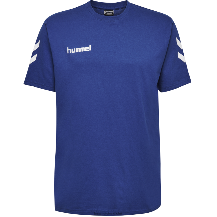 se Hummel män hmlgo bomull t-shirt s/s LL40V1622 \"bomulls t-shirt med chevrons\"